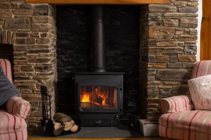 The living space at Valley View Barn, Devon