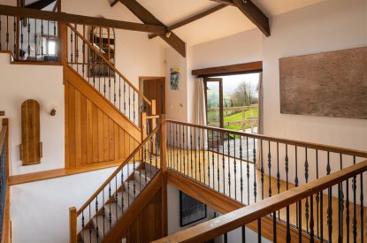 Staircase at Valley View Barn, Devon