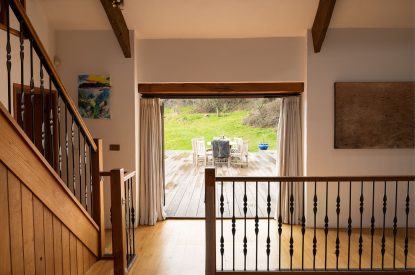Staircase at Valley View Barn, Devon
