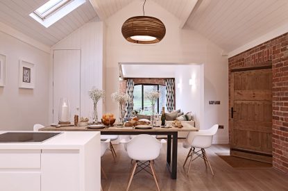 The living space at The Guinea Fowl, Ledbury