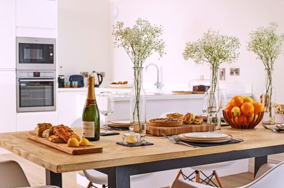 Dining area at The Guinea Fowl, Ledbury
