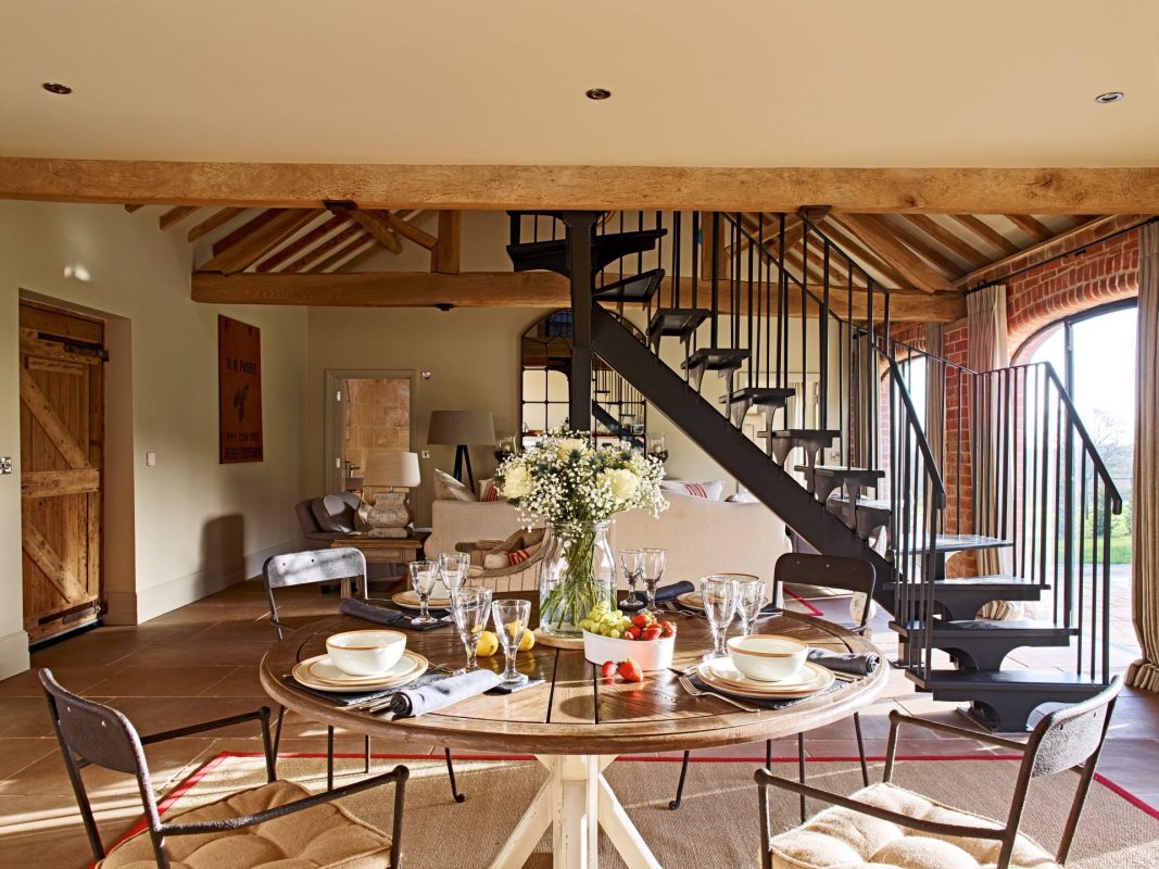 The living space at The Partridge, Ledbury