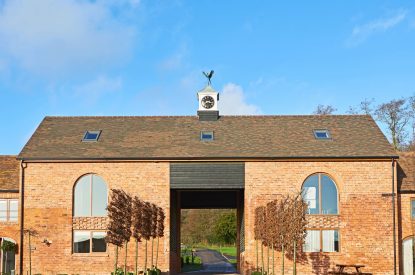 The exterior at Turtle Dove Retreat, Herefordshire