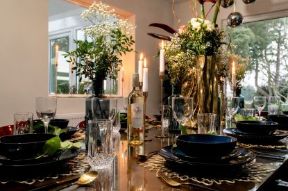 The dining room at Sunset Cottage, Kent