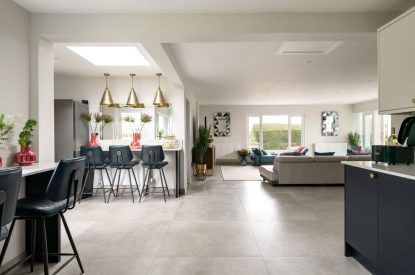 The kitchen at Sunset Retreat, Kent
