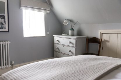 A double bedroom at Fox Cottage, Cotswolds