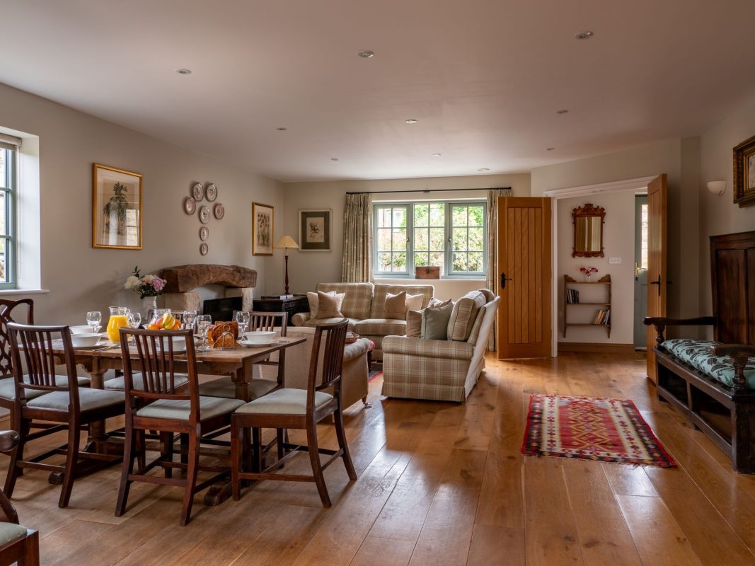 The living space at Elliot Cottage, Kingham, Cotswolds