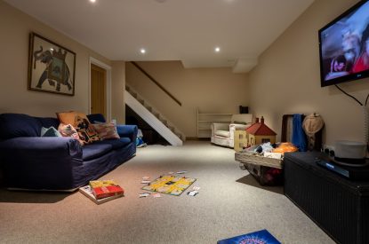 The games room at Greenhow Cottage, Kingham, Cotswolds