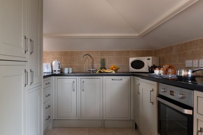 The kitchen at Hawkins Loft, Kingham, Cotaswolds