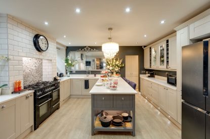 The kitchen at Wye Valley Manor, Ross on Wye