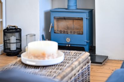 The living room at Y Wenffrwd, Abersoch