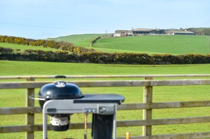 The outdoor space at Y Wenffrwd, Abersoch