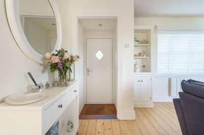 The living room at Y Wenffrwd, Abersoch