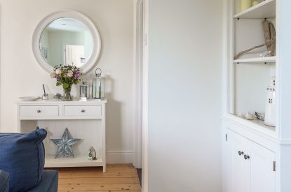 The living room at Y Wenffrwd, Abersoch