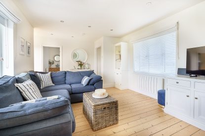 The living room at Y Wenffrwd, Abersoch