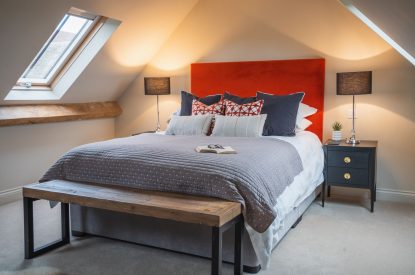 A bedroom at The Blended Barn, Cotswolds