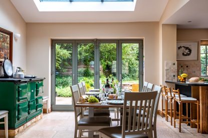 The dining kitchen at Cotswold Retreat, Cotswolds