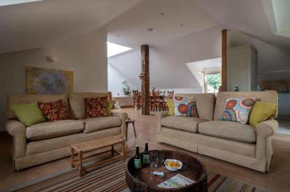 A sitting area at Cotswold Retreat, Cotswolds