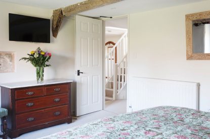 A double bedroom at Leonard House, the Cotswolds