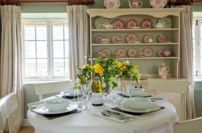 The dining area at Byron Cottage, Cotswolds