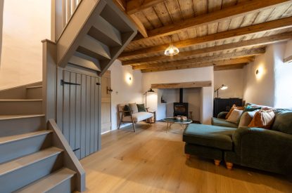 The snug at Skylark, Bradworthy, Devon