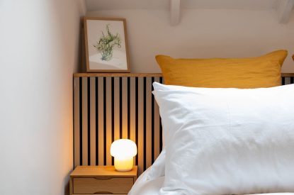 A bedroom at Skylark, Bradworthy, Devon