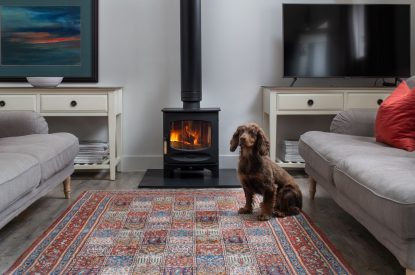 The sitting room at Bix Cottage, Chiltern Hills