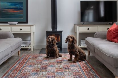 The sitting room at Bix Cottage, Chiltern Hills