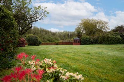 The gardens at The Willows, Oxwich