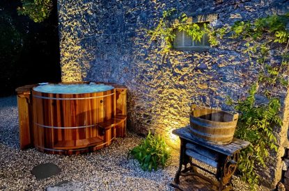 The hot tub at Meadfoot Manor, Torquay, Devon