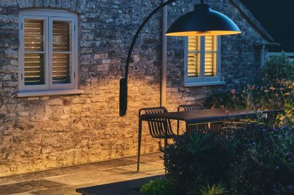 The outdoor space at Puddle Duck Cottage, Somerset