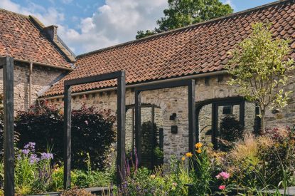 The grounds at The Cowshed, Somerset