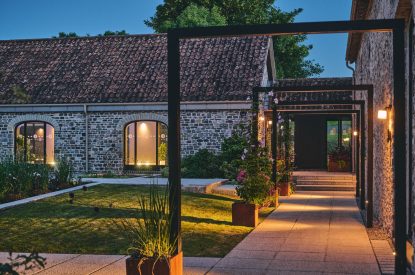 The grounds at The Granary, Somerset