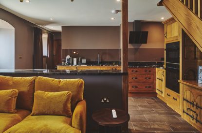 The living space at The Granary, Somerset