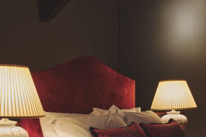 The king size bedroom at The Granary, Somerset