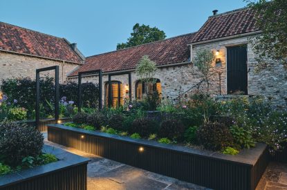 The gardens at The Piggery, Somerset