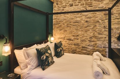 The king size bedroom at The Piggery, Somerset