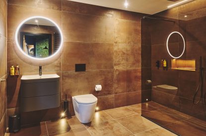 The bathroom at The Piggery, Somerset