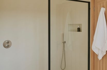 A shower room at Chipping House, Cotswolds