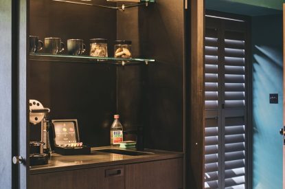 Kitchen area at The Suite, Glastonbury, Somerset 