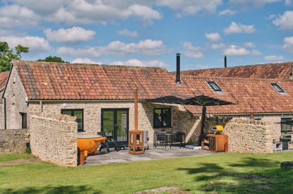 Outdoor space at Somerset Estate, Glastonbury, Somerset