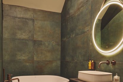 A bathroom at Somerset Estate, Glastonbury, Somerset