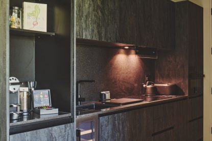 A kitchen at Somerset Estate, Glastonbury, Somerset