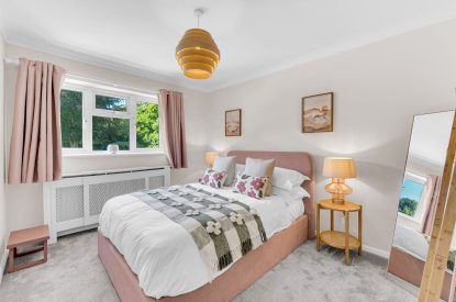 A double bedroom at Garden Cottage, Cheshire