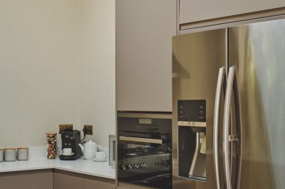 The kitchen at Rye Top Farm, Uppermill, Peak District