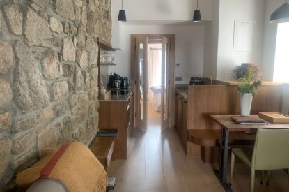 The dining area at Basket Makers Cottage, Roundstone, Galway