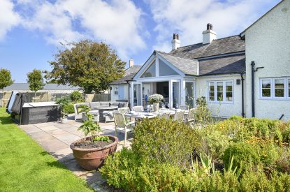 The sun terrace at Pen y Bryn, Abersoch