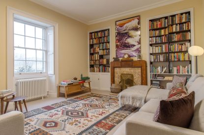 The sitting room at Aaru House, Yorkshire Dales