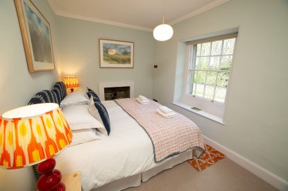 A super king size bedroom at Aaru House, Yorkshire Dales