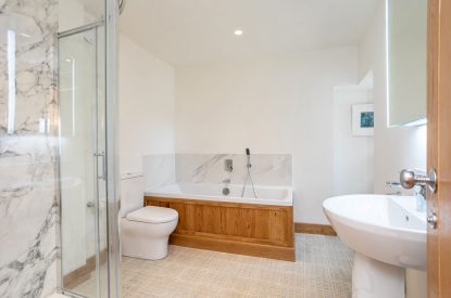 A bathroom at Tranquillity Loft, Yorkshire Dales